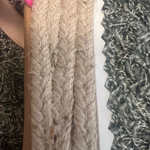 Wonder Nation Girls Pink Embroidered Espadrille Sandals - Size 3 - Picture 5 of 6